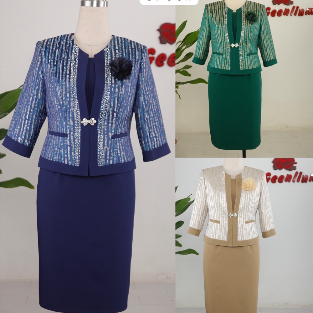 Ladies church dress suits sizes M-5X